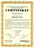 certyfikat - wykorzystanie leaserw biostymulacynych w medycynie fizykalnej